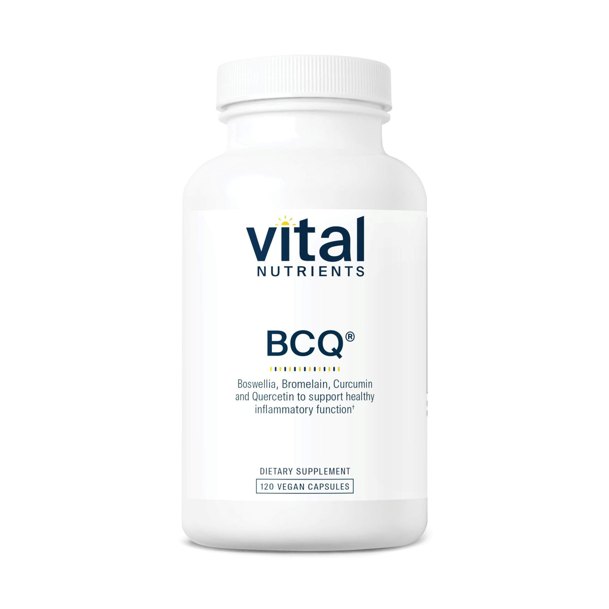 Vital Nutrients BCQ bottle front label showing product name