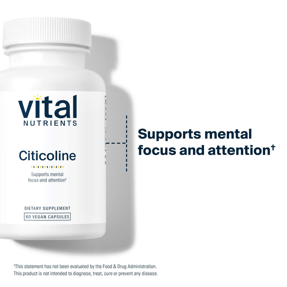 Vital Nutrients Citicoline label close-up (image 6)