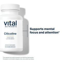 Vital Nutrients Citicoline label close-up (image 6)