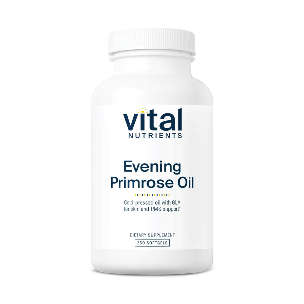 Bottle of Vital Nutrients Evening Primrose Oil 1000mg, 250 softgels