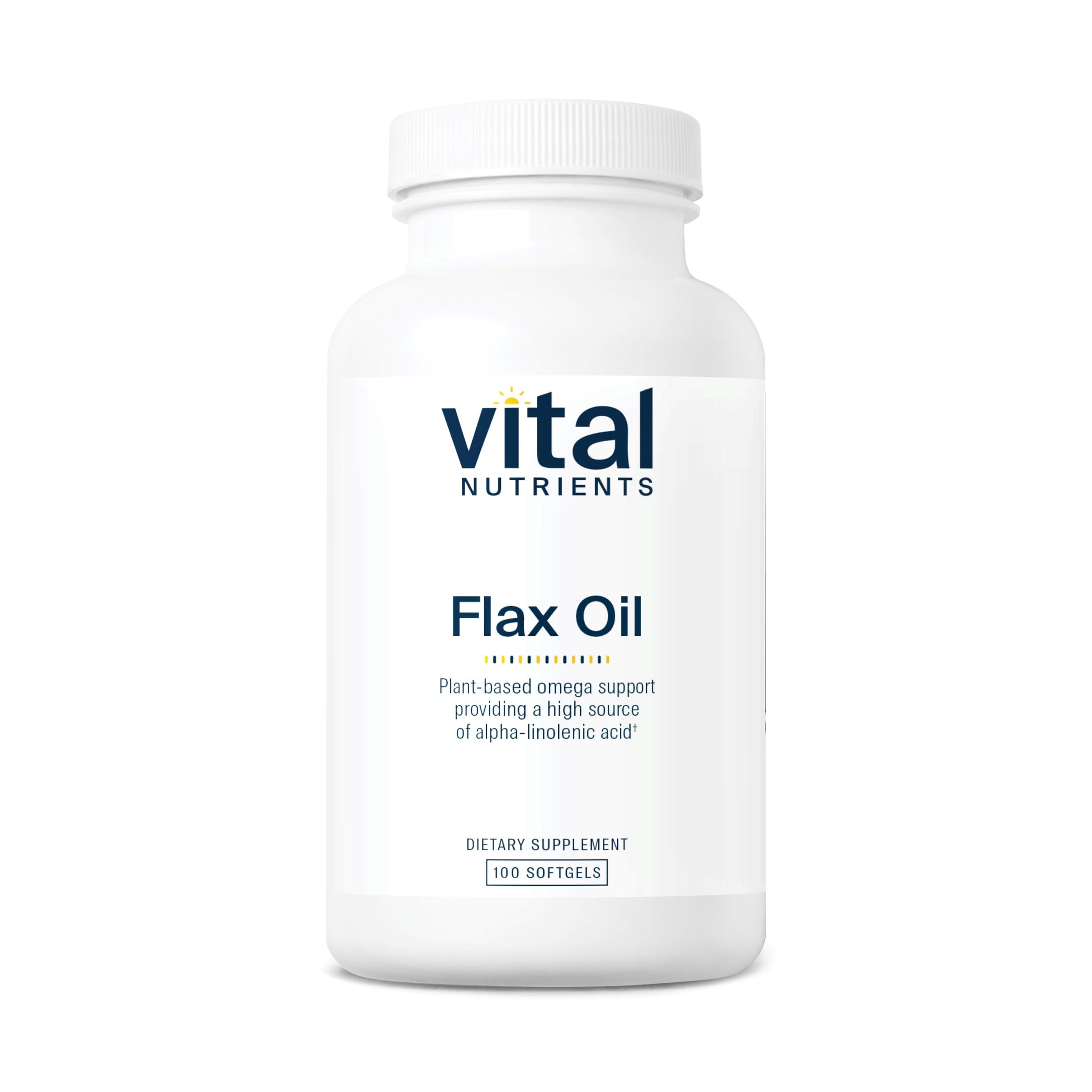 Vital Nutrients Flax Seed Oil 3000mg bottle front