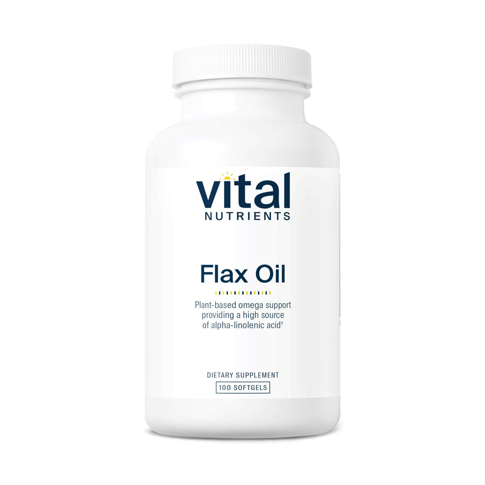 Vital Nutrients Flax Seed Oil 3000mg bottle front