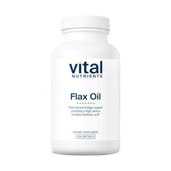 Vital Nutrients Flax Seed Oil 3000mg bottle front
