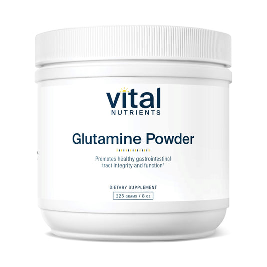 Vital Nutrients Glutamine Powder 225 g container