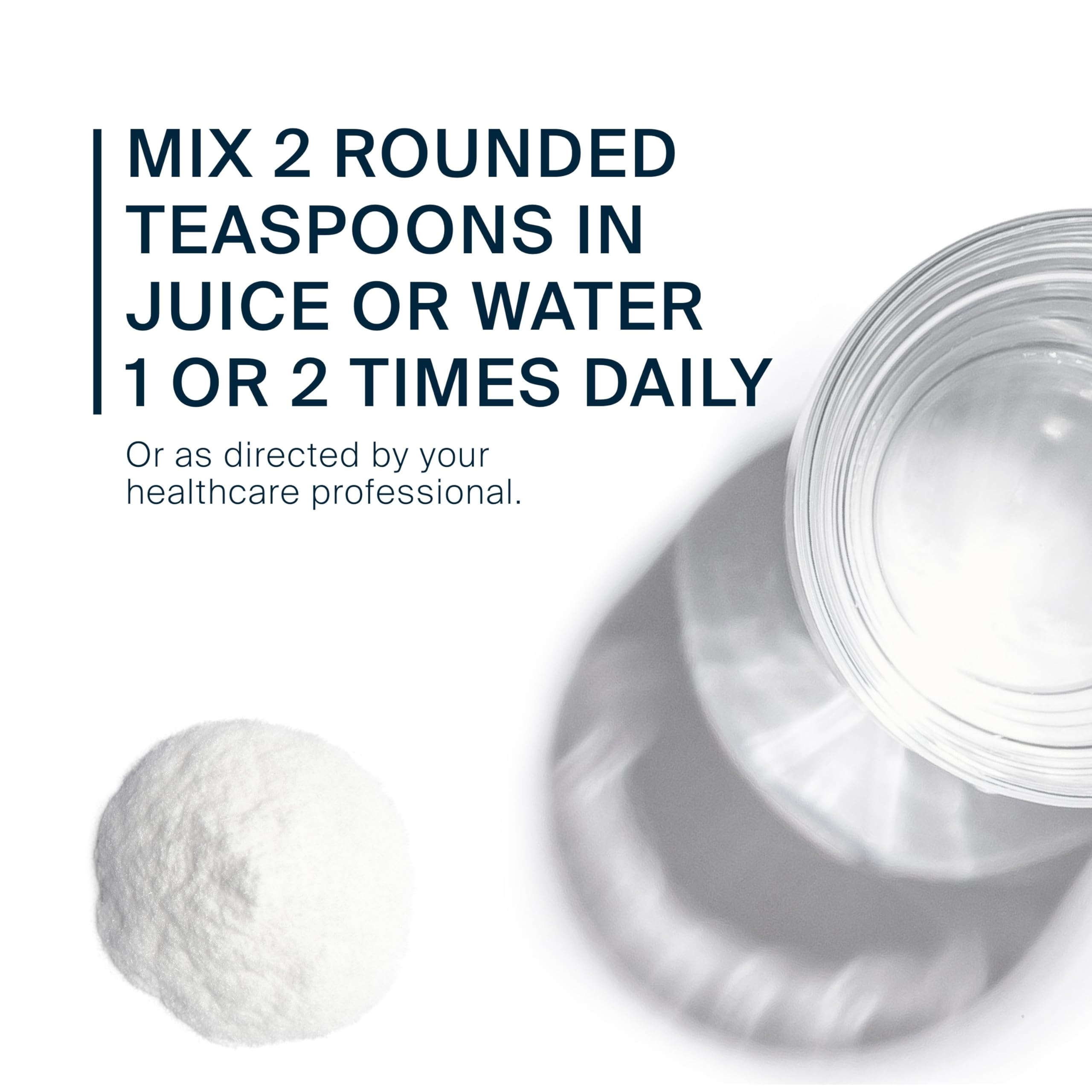 Ingredients and allergen information panel on Glutamine Powder