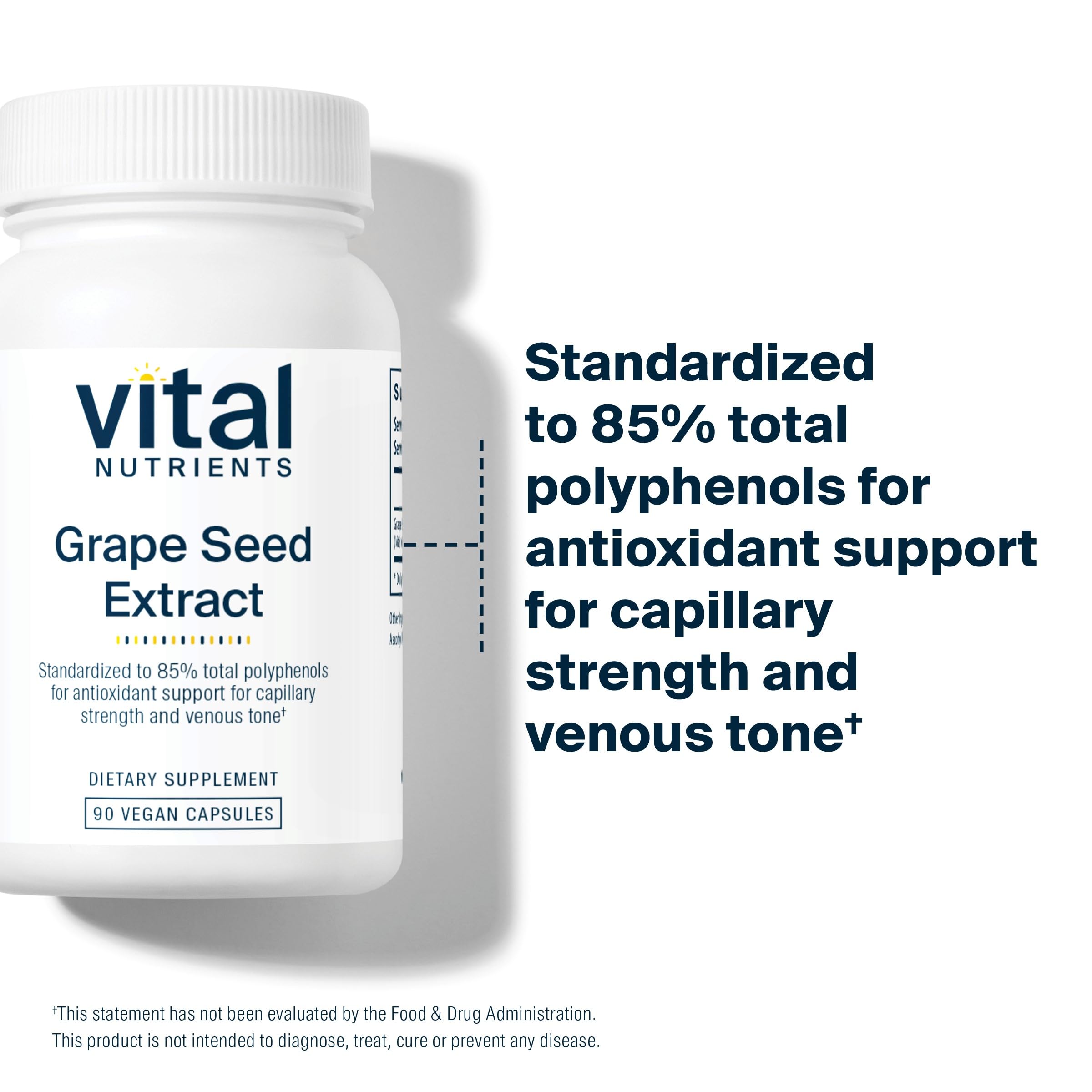 Grape seeds with antioxidant symbolism