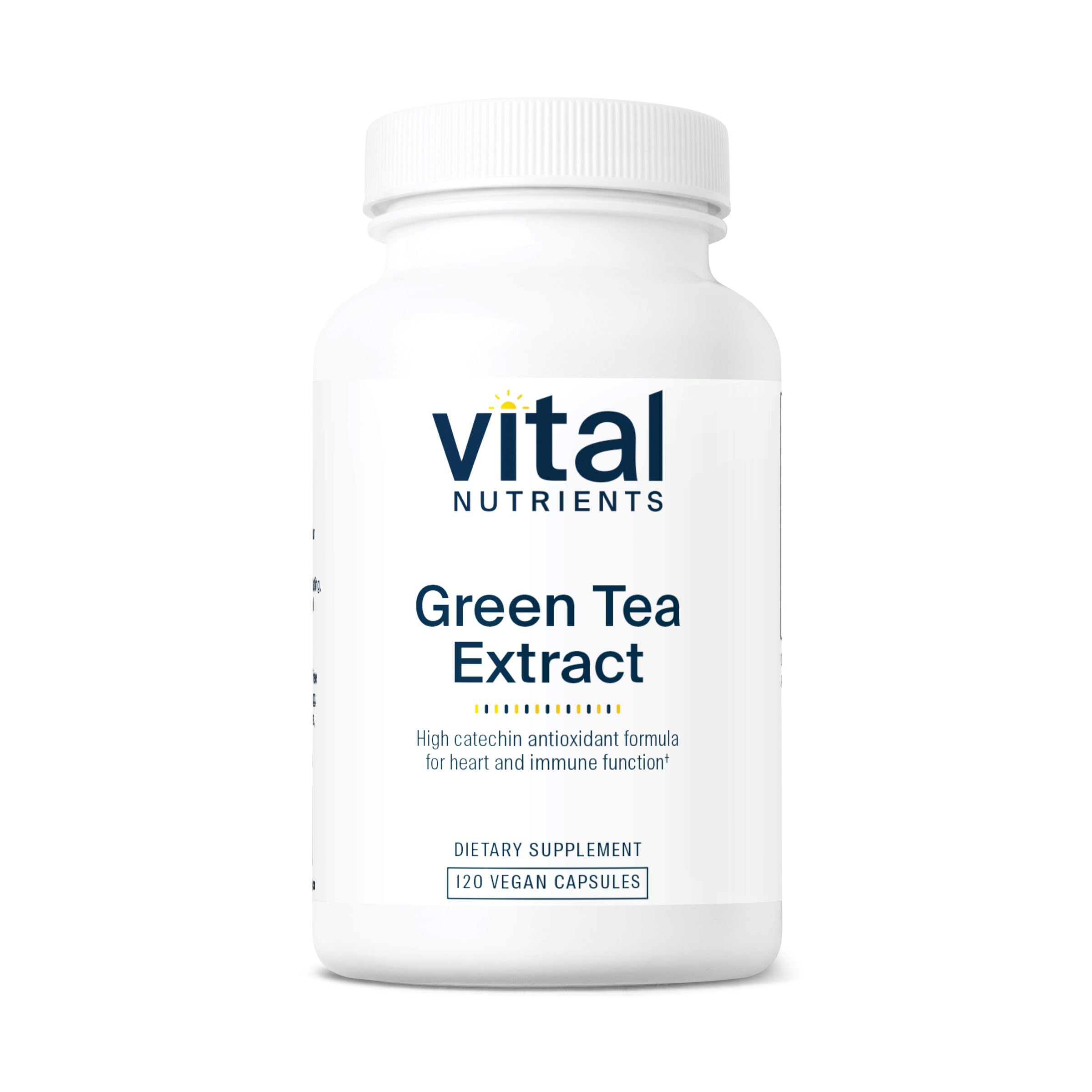 Vital Nutrients Green Tea Extract 550mg bottle label