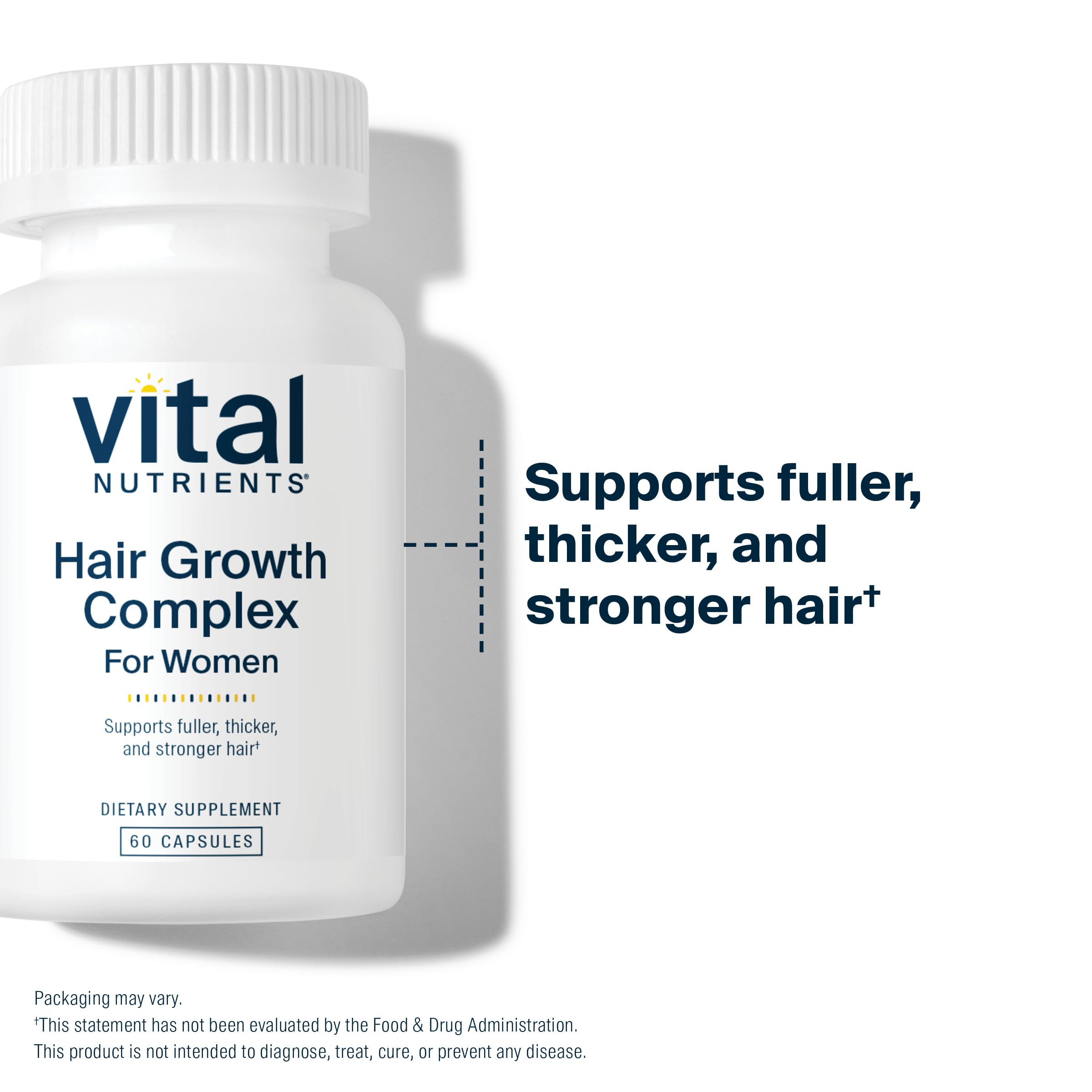 60-count Vital Nutrients Hair Growth Vitamins for Women bottle