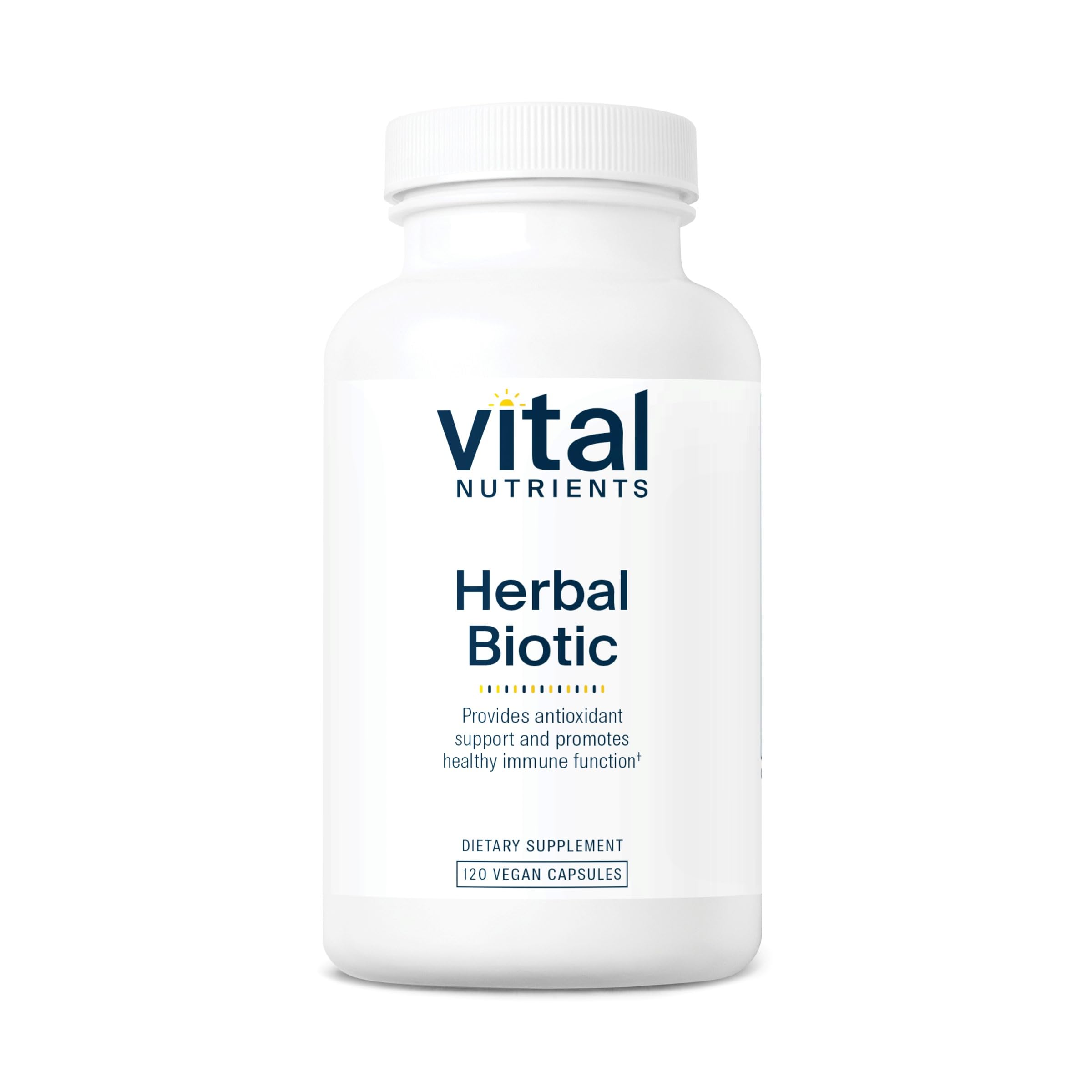 Vital Nutrients Herbal Biotic bottle label front