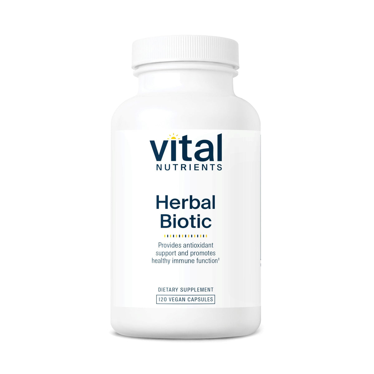 Vital Nutrients Herbal Biotic bottle label front