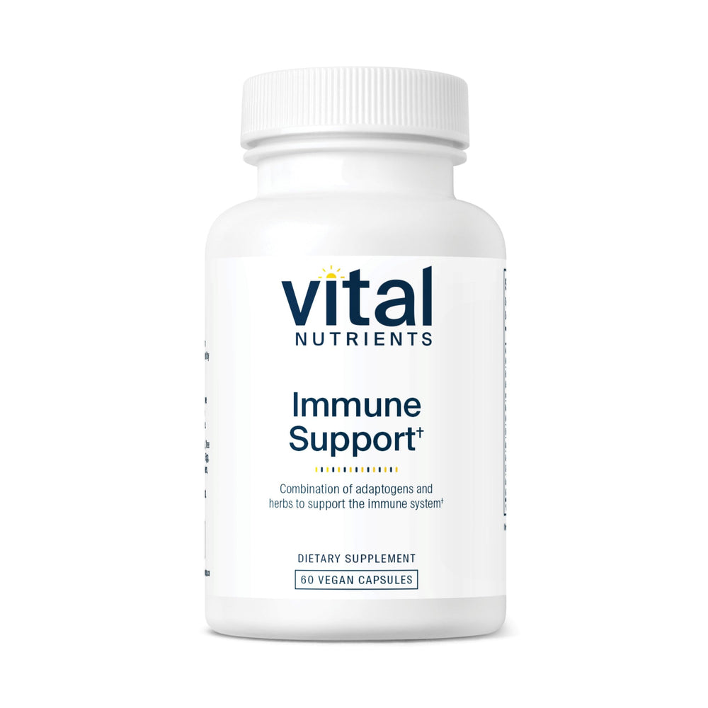 Vital Nutrients Immune Support bottle and label on a white background