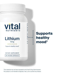 Lab-tested, quality assurance for Vital Nutrients Lithium Orotate supplement