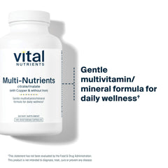 Label and bottle showcasing 180 vegetarian capsules