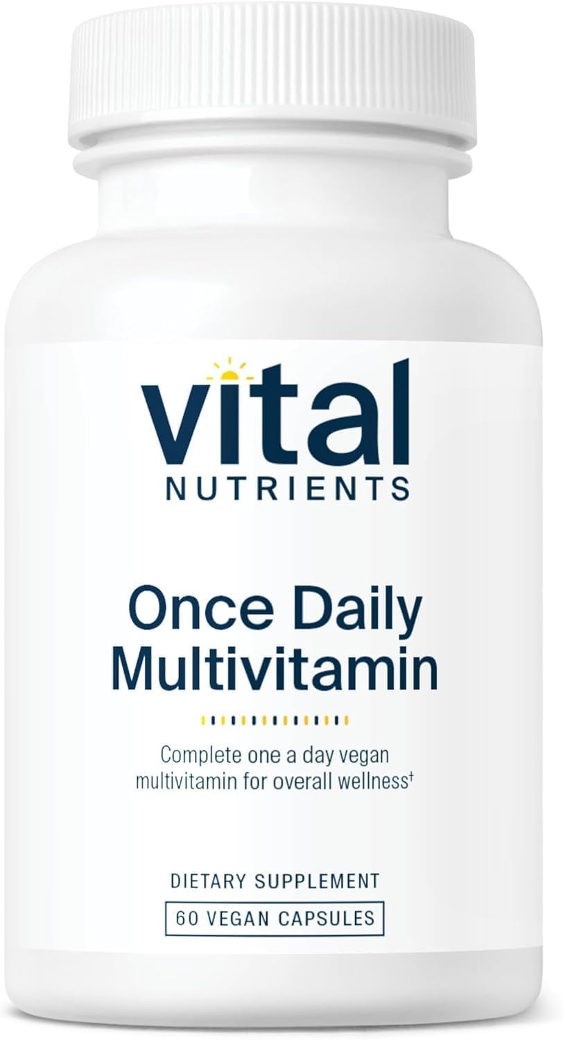 Vital Nutrients Once Daily Multivitamin bottle for daily wellness