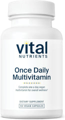 Vital Nutrients Once Daily Multivitamin bottle for daily wellness
