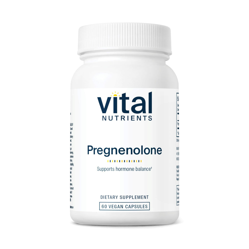 Vital Nutrients Pregnenolone bottle label