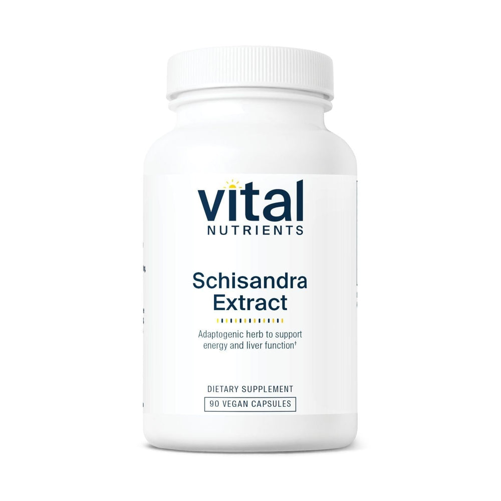 Front label of Vital Nutrients Schisandra Extract bottle