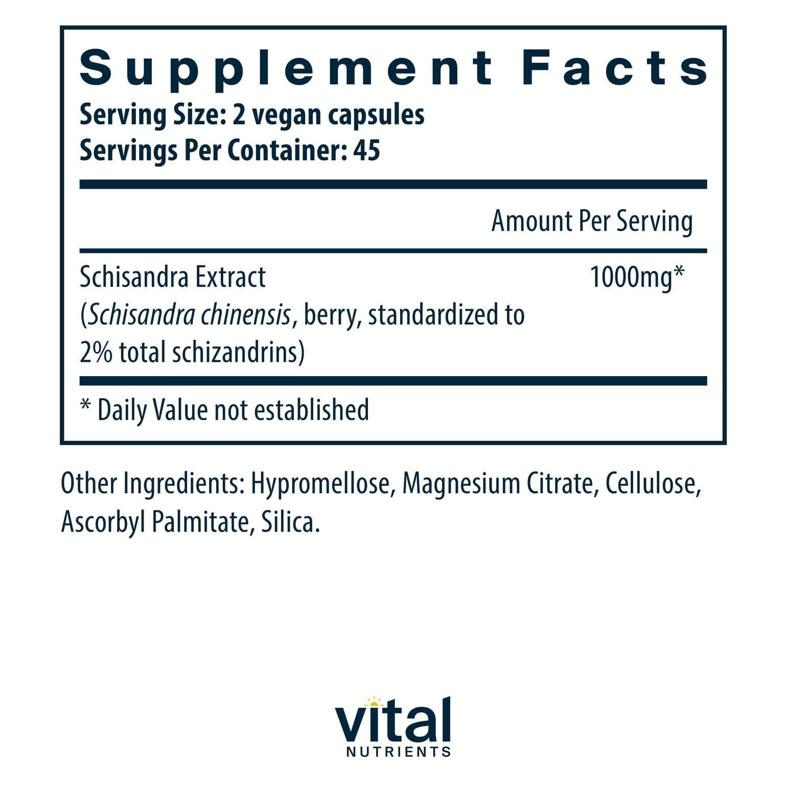 Close-up of Schisandra Extract capsules