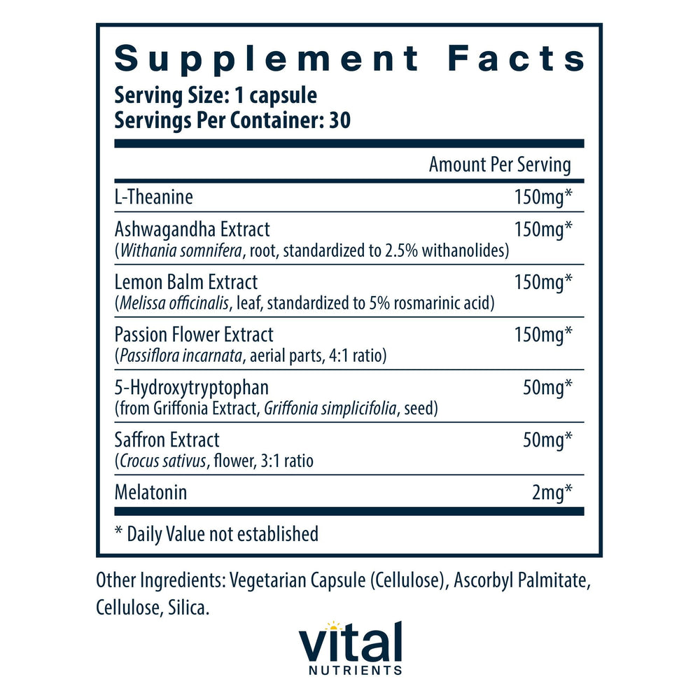 Vegan sleep supplement capsules