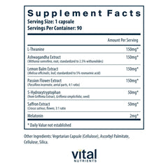 L-theanine and 5-HTP illustrated for deep sleep
