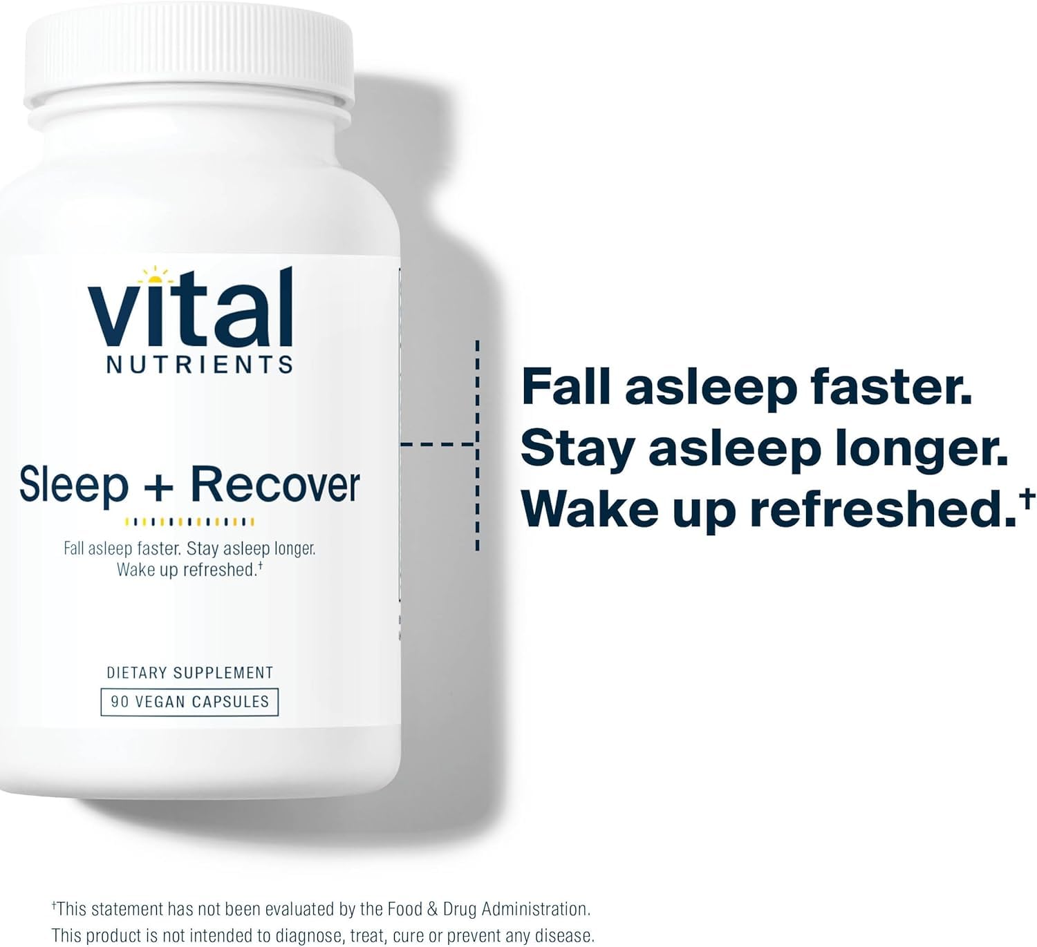 Vegan, allergen-free sleep formula label