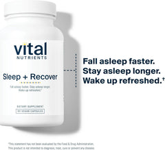 Vegan, allergen-free sleep formula label