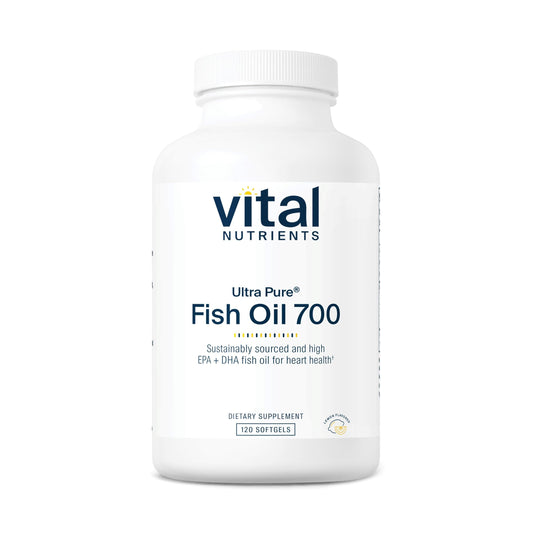 Vital Nutrients Ultra Pure Fish Oil 700 bottle hero image