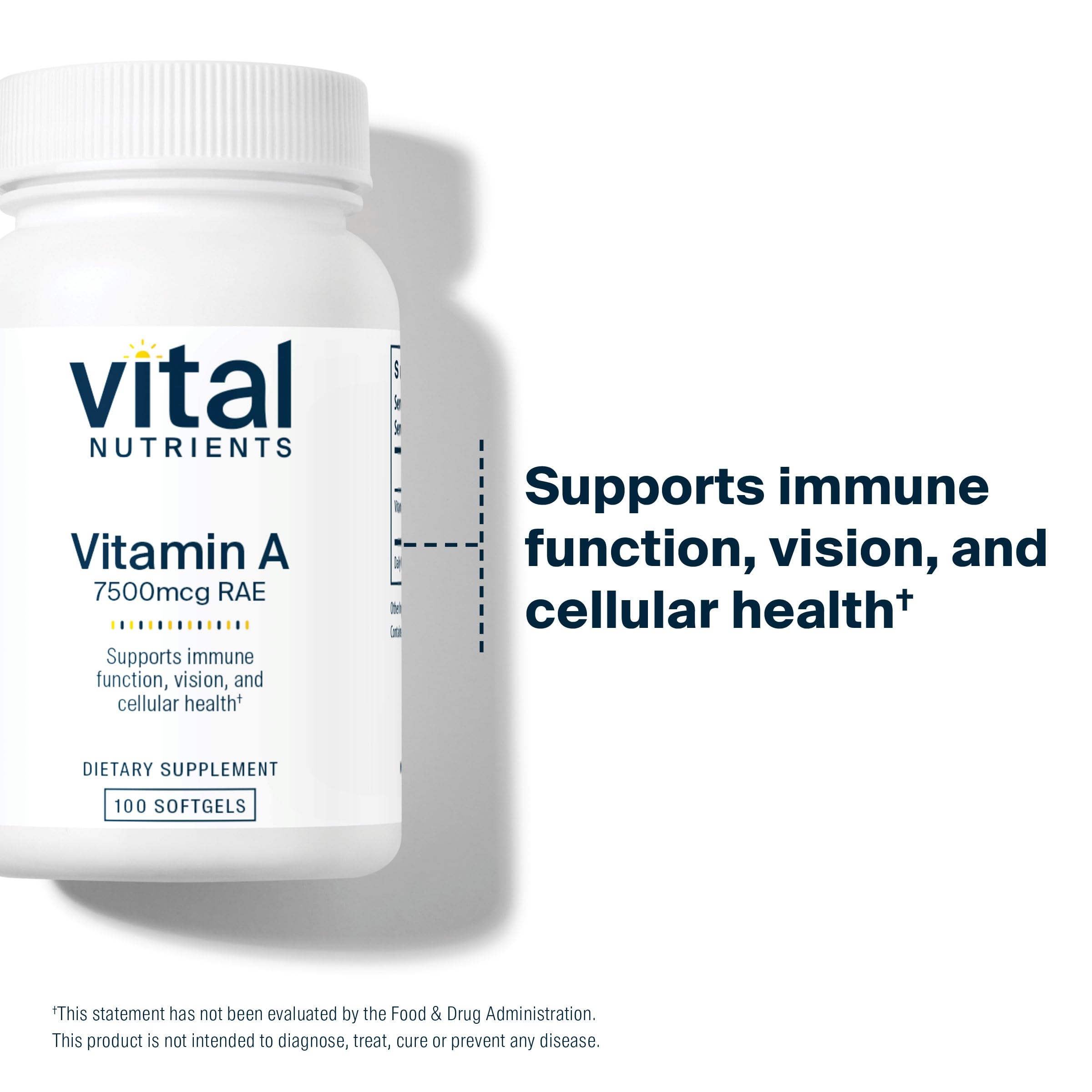 Graphic depicting eye health and Vitamin A benefits