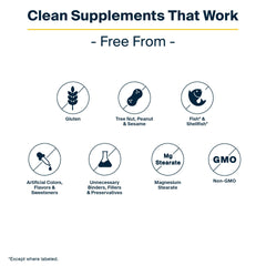Gluten-free, dairy-free, non-GMO packaging descriptors on front