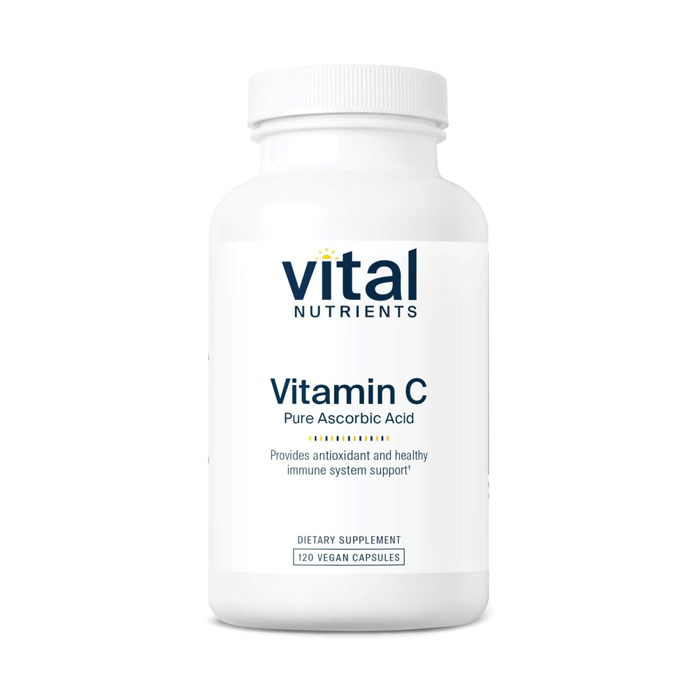 Front view of Vital Nutrients Vitamin C 1000mg bottle