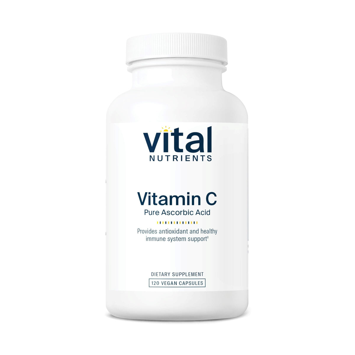 Front view of Vital Nutrients Vitamin C 1000mg bottle