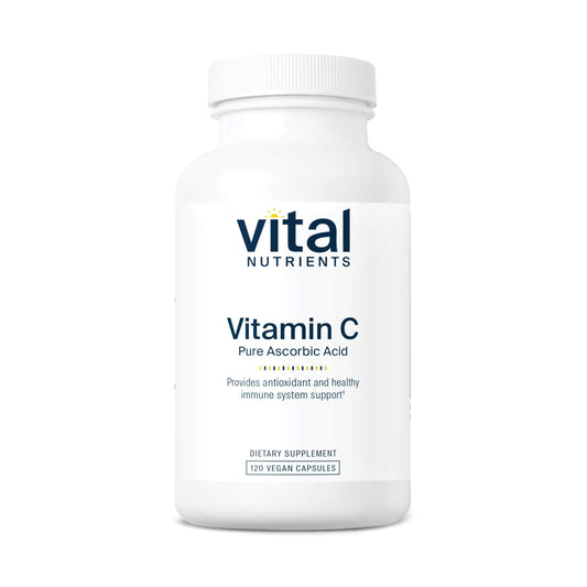 Front view of Vital Nutrients Vitamin C 1000mg bottle