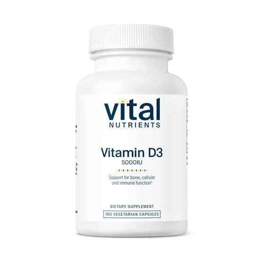 Vital Nutrients Vitamin D 5000 IU bottle label