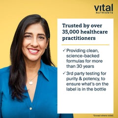 Vital Nutrients wellness scene depicts a calm morning routine with magnesium supplement.