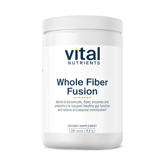 Front view of Vital Nutrients Whole Fiber Fusion Powder 261 g