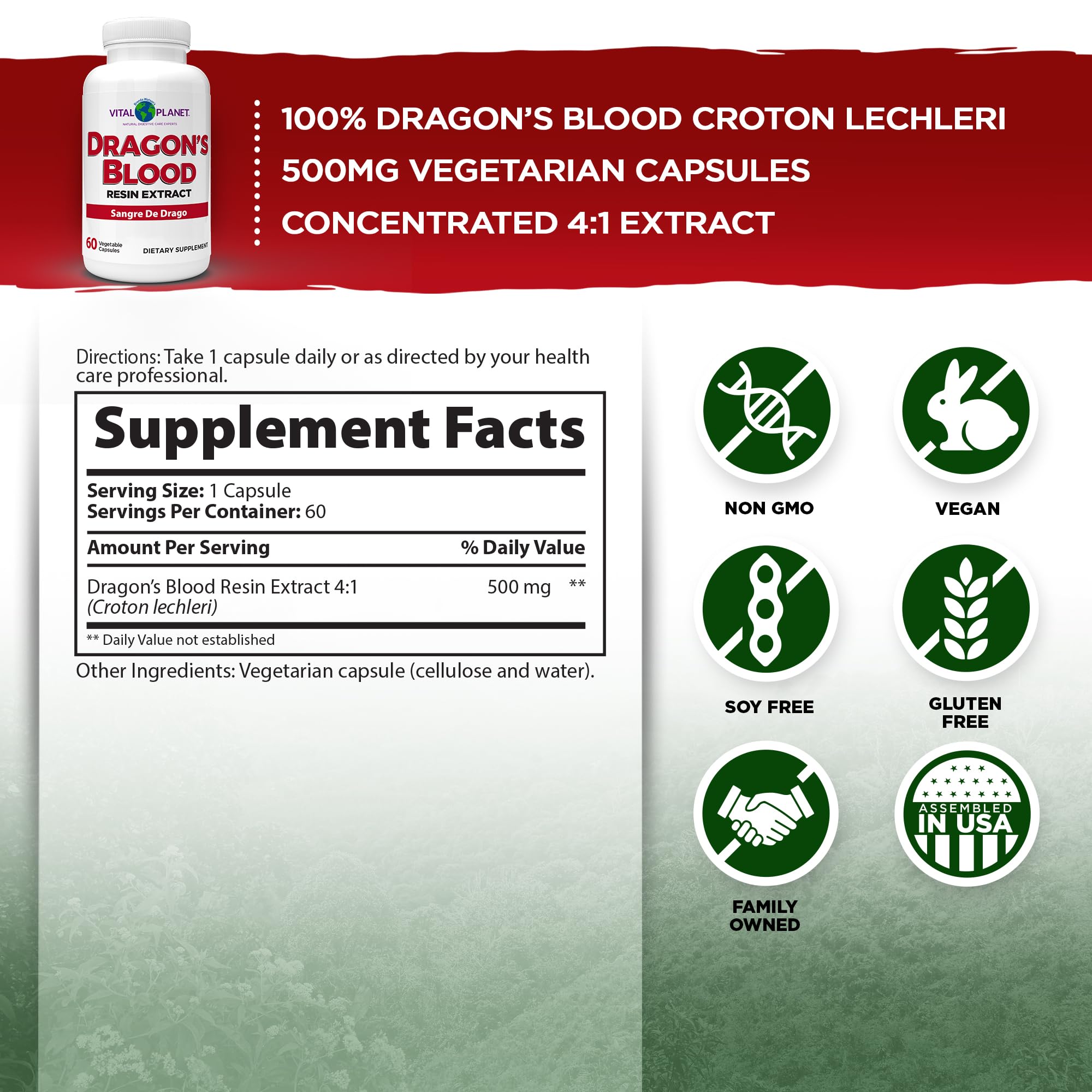 Sustainably sourced Dragon's Blood resin from Peru's Amazon rainforest