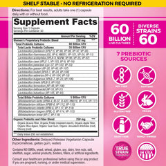 Vital Planet Vital Flora bottle closeup highlighting shelf-stable probiotic formula.