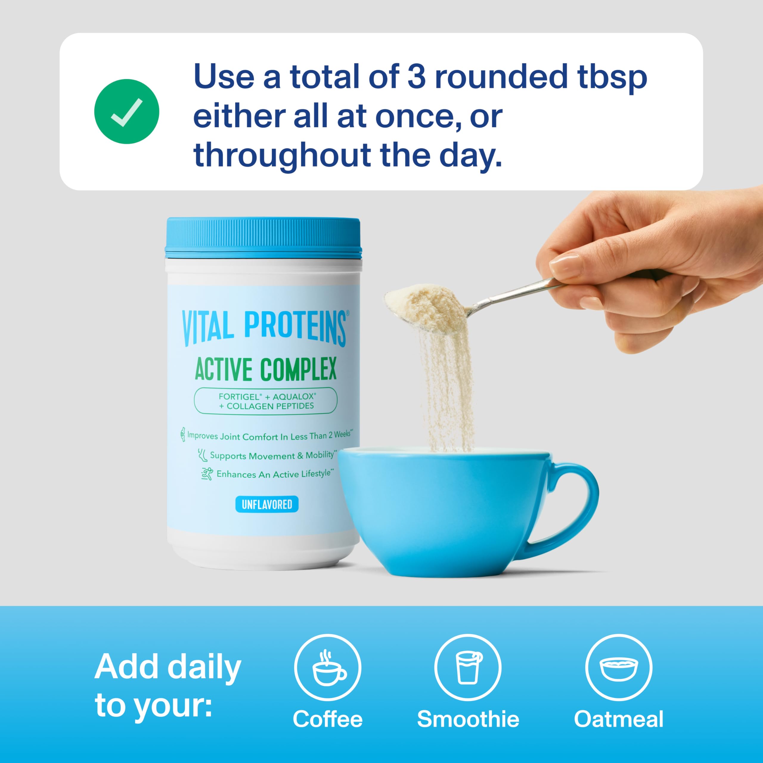 Close-up of ingredients on the Active Complex label