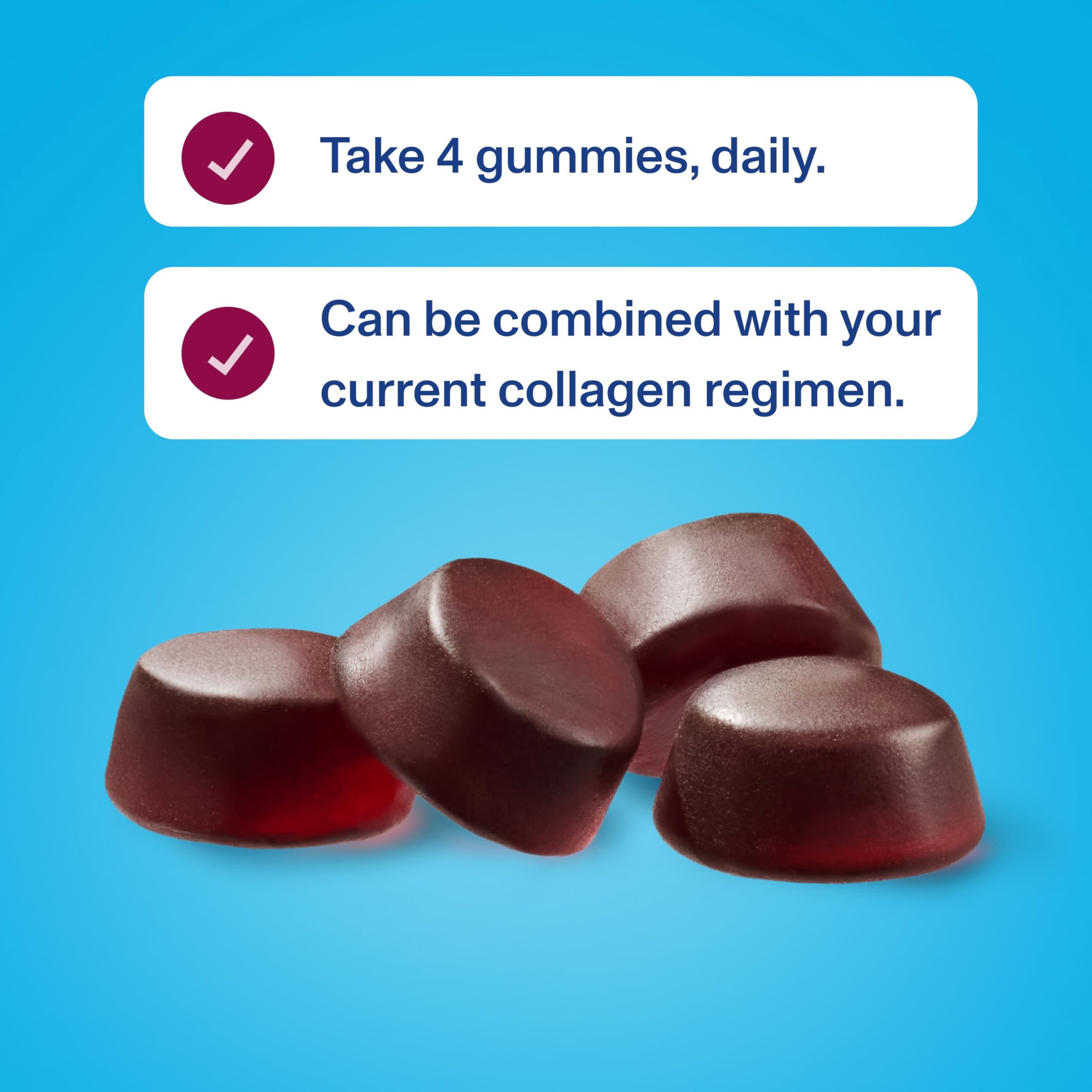 Close-up of a single raspberry-flavored gummy