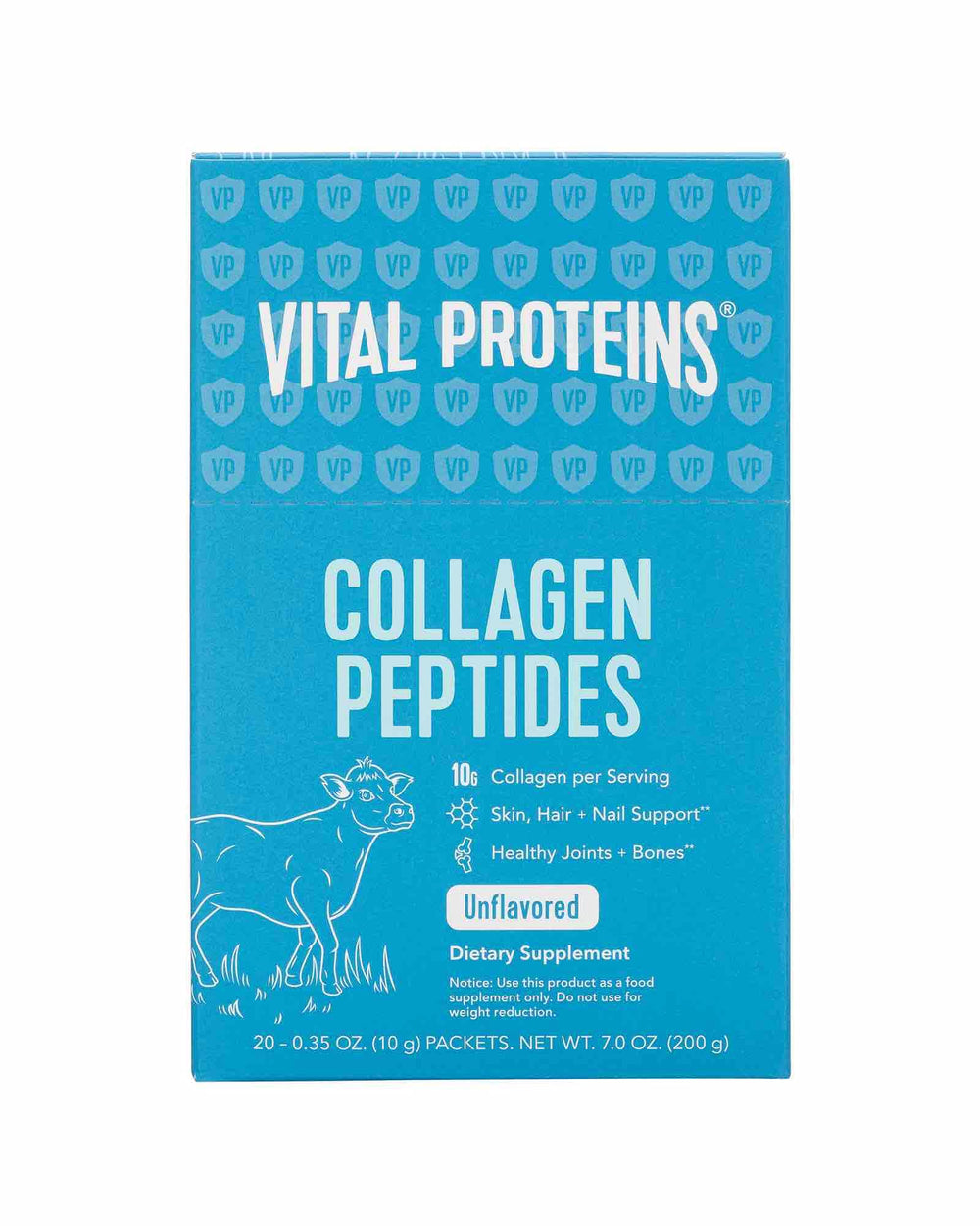 Vital Proteins Collagen Peptides 20-count box with scoop