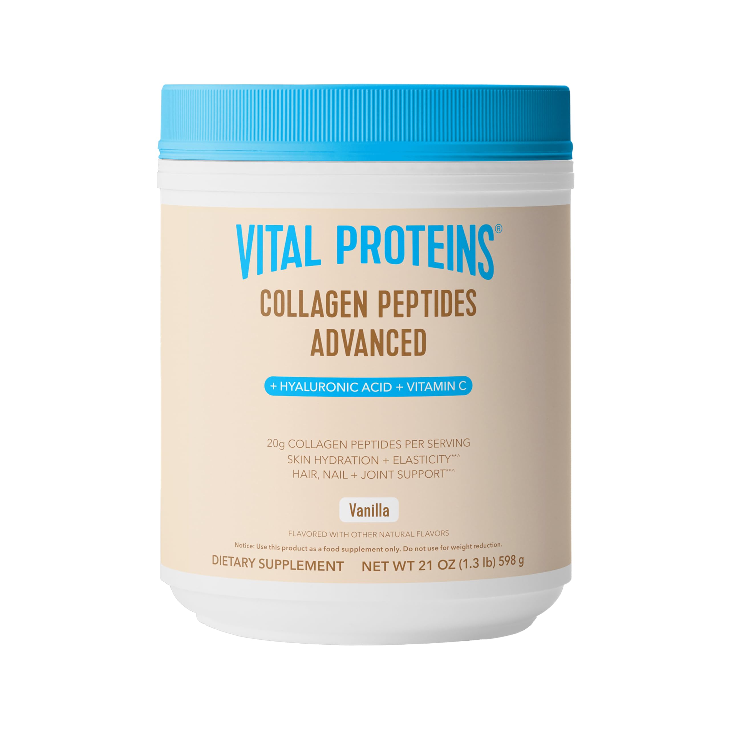 Hero image of Vital Proteins Collagen Peptides Advanced Vanilla 21oz