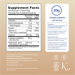 Collagen peptides dissolving in hot coffee