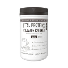 Vital Proteins Collagen Peptides Mocha Coffee Creamer canister