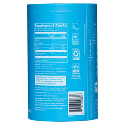 Close-up of Vital Proteins collagen peptides powder ready to dissolve in liquid.