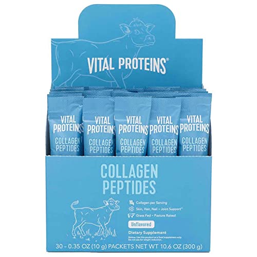 Vital Proteins Collagen Peptides Travel Pack box with 30 unflavored sticks