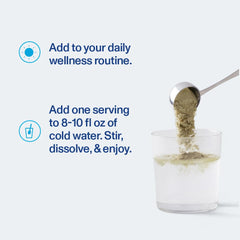 Close-up of Vital Proteins powder texture highlighting smooth mixability benefit