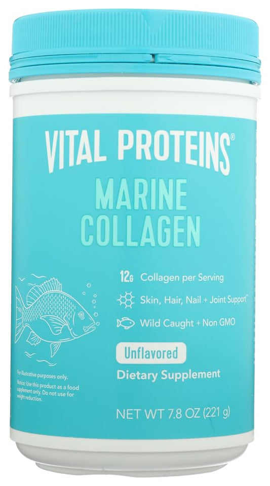 Two bottles of Vital Proteins Marine Collagen Peptides in a 2-pack