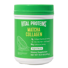 Vital Proteins Matcha Collagen Peptides Powder 10.5 oz Original Flavor product shot