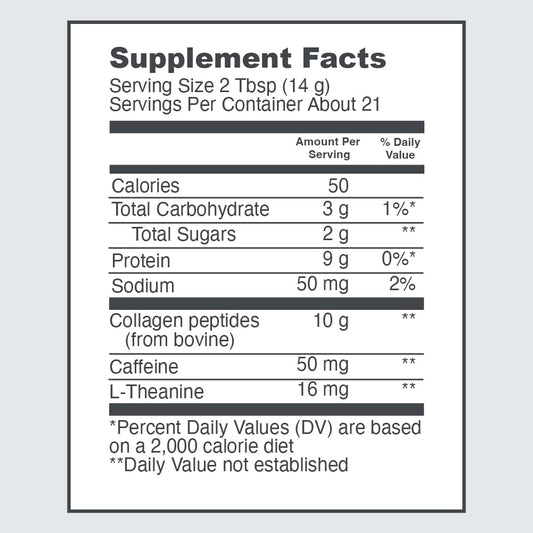 Serving scoop of Matcha Collagen Peptides