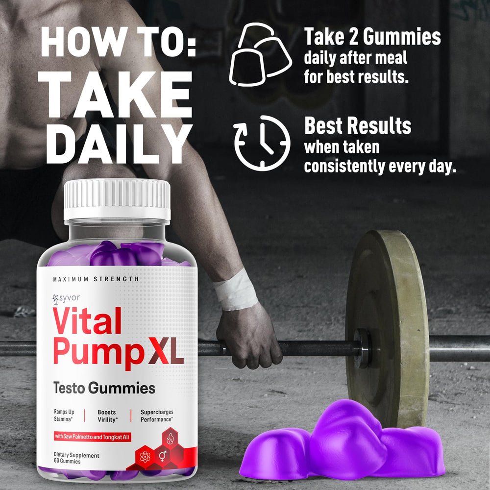 All-natural ingredients concept for Vital Pump XL
